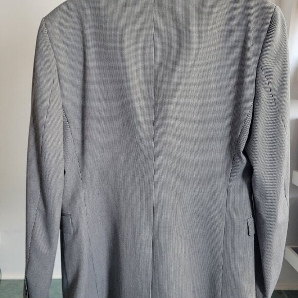 CLEARANCE - Zara Men’s Houndstooth Blazer Jacket Abstract Lining (Size: 38) - Picture 9 of 16